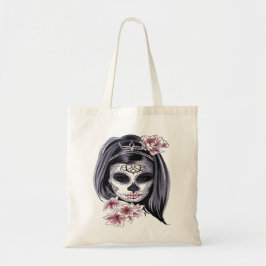 Suikerschedeldag van de dode día de Muertos Tote Bag