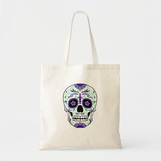 Suikerschedeldag van de dode día de Muertos Tote Bag (Voorkant)