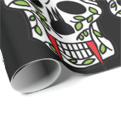 Suikerschedeldag van de dode halloween-partij cadeaupapier (Rol Hoek)
