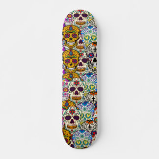 Suikerschedeldag van de dode halloween persoonlijk skateboard