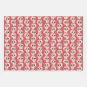 Suikerschedeldag van de dode inpakpapier vel (Voorkant 2)