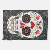 Suikerschedeldag van de dode keukenhandleiding theedoek (Horizontaal)