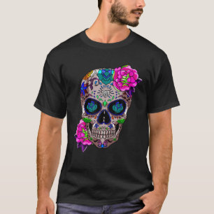 Suikerschedeldag van de dode kloonkopschedels t-shirt