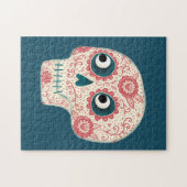 Suikerschedeldag van de dode legpuzzel (Horizontaal)