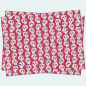 Suikerschedeldag van de dode magenta roze tissuepapier