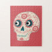 Suikerschedeldag van de dode puzzel (Verticaal)