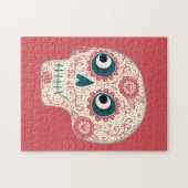 Suikerschedeldag van de dode puzzel legpuzzel (Horizontaal)