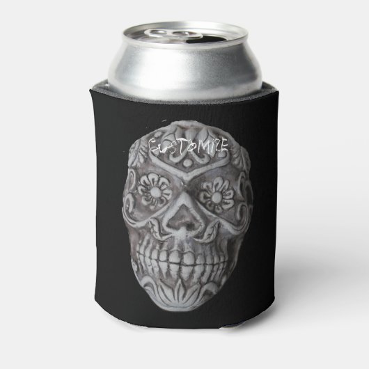 Suikerschedeldag van de dode Thunder_Cove Blikjeskoeler (Blikje Achterkant)