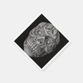 Suikerschedeldag van de dode Thunder_Cove Servet (Hoek)