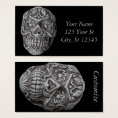 Suikerschedeldag van de dode Thunder_Cove Visitekaartje (Voorkant /achterkant)