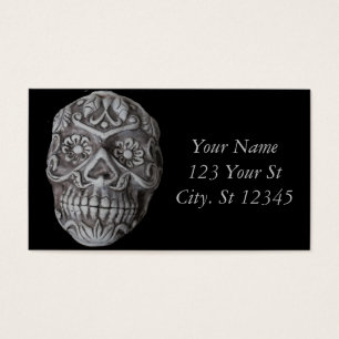 Suikerschedeldag van de dode Thunder_Cove Visitekaartje