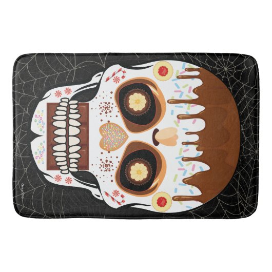 Suikerschedeldag van het dode bad of de keukenmat badmat (Voorkant)