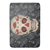 Suikerschedeldag van het dode borstklooster badmat (Voorkant Verticaal)