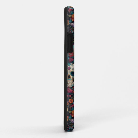 Suikerschedelkunst: dag van de doden Case-Mate iPhone case (Achterkant/rechts)