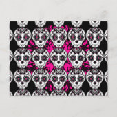 suikerschedels briefkaart (Voorkant)