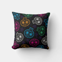 Suikerschedels Dag van de Dode Calaveritas Kussen