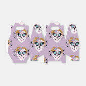 Suikerschedels Dia De Los Muertos Bedankdoosjes (Uitgevouwen)