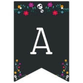 Suikerschedels Dia de los Muertos Thema Vlaggetjes (Derde vlag)