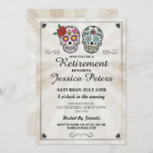 Suikerschedels nodigen uit voor Halloween Kaart (Voorkant / Achterkant)