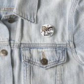 Suikerschuif <3 pins ronde button 3,2 cm (In situ)