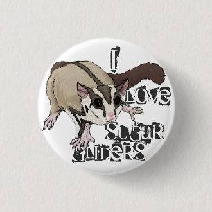 Suikerschuif <3 pins ronde button 3,2 cm