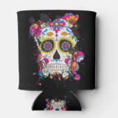 Suikerskull dia de los muertos blikjeskoeler (Achterkant)