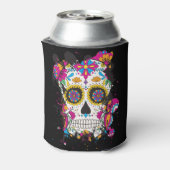 Suikerskull dia de los muertos blikjeskoeler (Blikje Achterkant)
