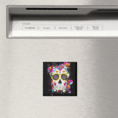 Suikerskull dia de los muertos magneet (Insitu (Vaatwasser))