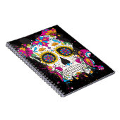 Suikerskull dia de los muertos notitieboek (Rechterzijde)