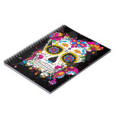 Suikerskull dia de los muertos notitieboek (Linkerzijde)