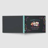 SuikerSkulls Dag van het dode thema Birthday Party Gastenboek (Volledig)