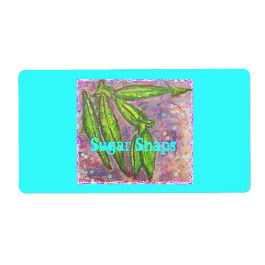 Suikersnappen Etiket (Voorkant)