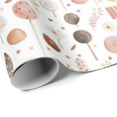 Suikersnoepjes en Snoep Kerst Cadeaupapier (Rol Hoek)