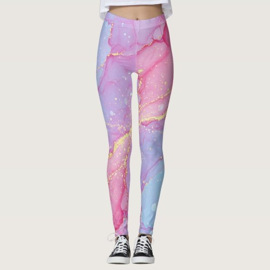 Suikerspin Dromen Leggings (Voorkant)