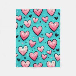 Suikerspin Liefde Fleece Deken