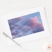 Suikerspin Zonsondergang Rechthoekige Sticker (Envelop)
