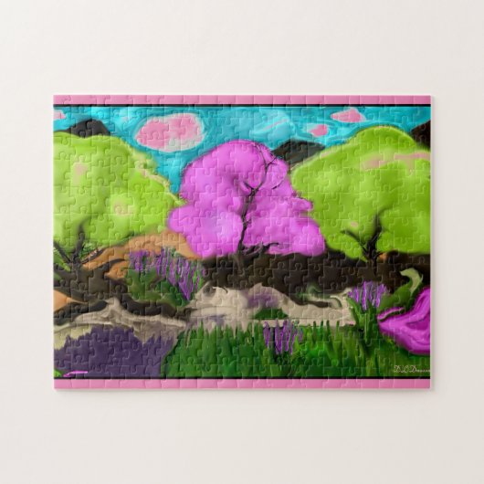 Suikerspinbomen Legpuzzel (Horizontaal)