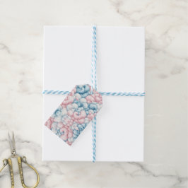 Suikerspinwolken Cadeaulabel