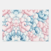 Suikerspinwolken Inpakpapier Vel (Voorkant)
