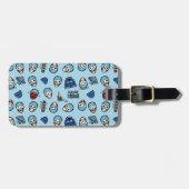 SuikerSquad | Captain Boomerang Emoji Pattern Bagagelabel (Voorkant horizontaal)