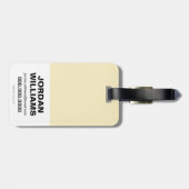 SuikerSquad | Deadshot Emoji Pattern Bagagelabel (Achterkant horizontaal)