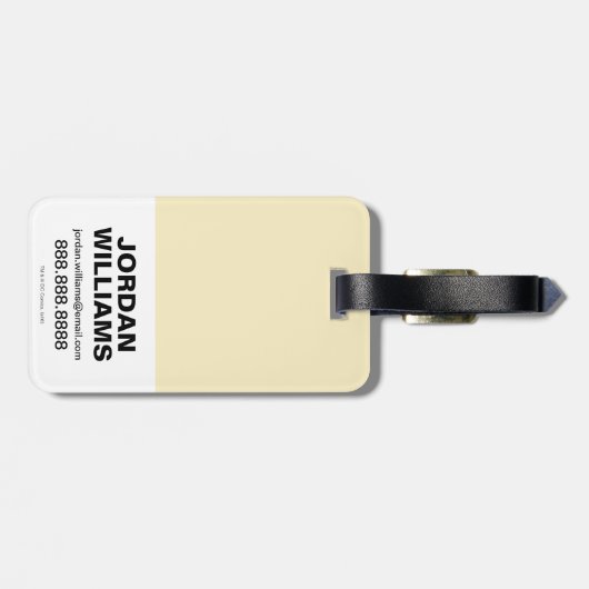 SuikerSquad | Deadshot Emoji Pattern Bagagelabel (Achterkant horizontaal)