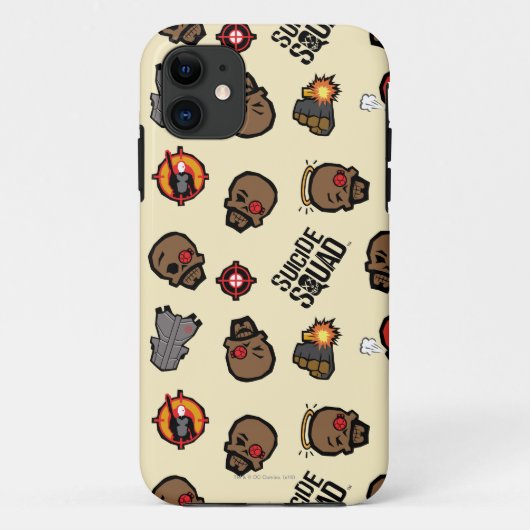 SuikerSquad | Deadshot Emoji Pattern Case-Mate iPhone Case (Achterkant)