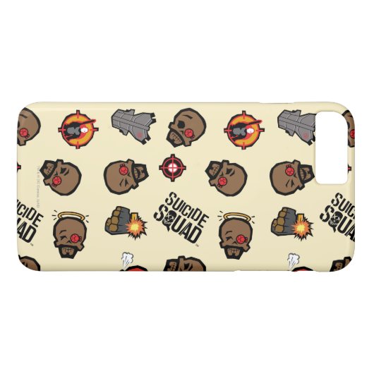 SuikerSquad | Deadshot Emoji Pattern Case-Mate iPhone Case (Achterkant (Horizontaal))