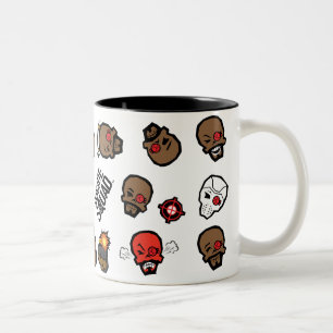 SuikerSquad   Deadshot Emoji Pattern Tweekleurige Koffiemok