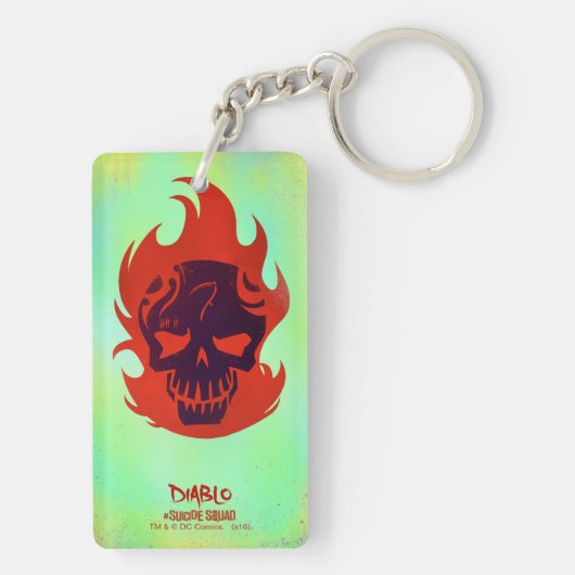 SuikerSquad Diablo Head Icon Sleutelhanger (achterkant)