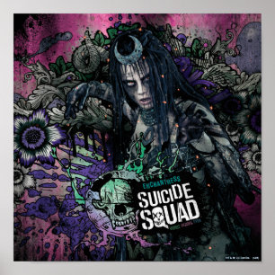 SuikerSquad   Enchantress Character Graffiti Poster