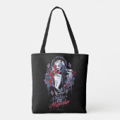 SuikerSquad | Harley Quinn Inked Graffiti Tote Bag (Achterkant)