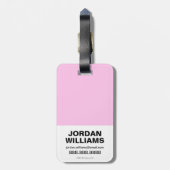 SuikerSquad | Harley Quinn Skull Tattoo Art Bagagelabel (Achterkant verticaal)