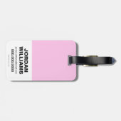 SuikerSquad | Harley Quinn Skull Tattoo Art Bagagelabel (Achterkant horizontaal)